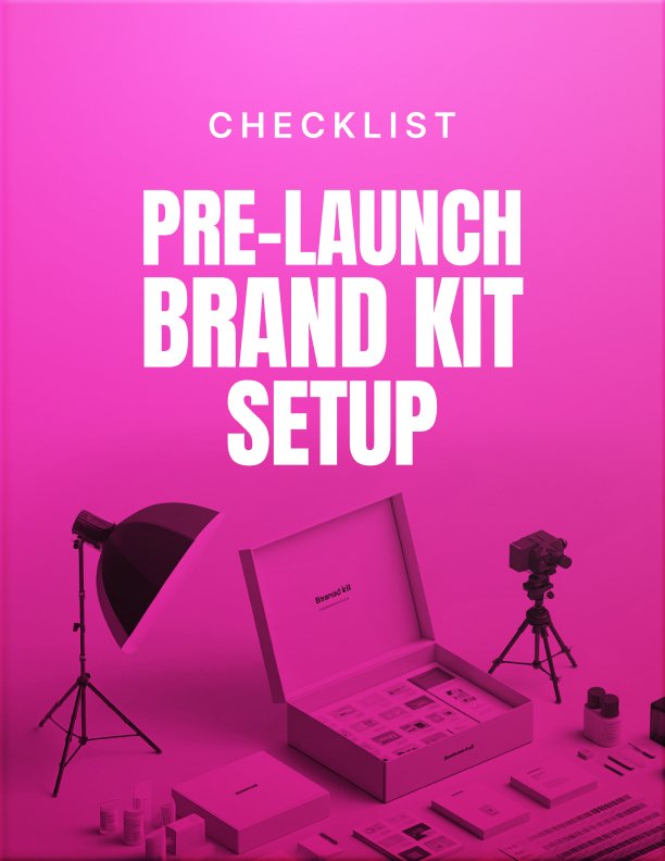 Pre Launch Brand Kit Setup Checklist